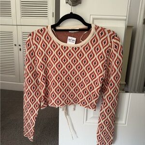 Miss Love Long sleeve top size M NEVER WORN TAGS INCLUDED